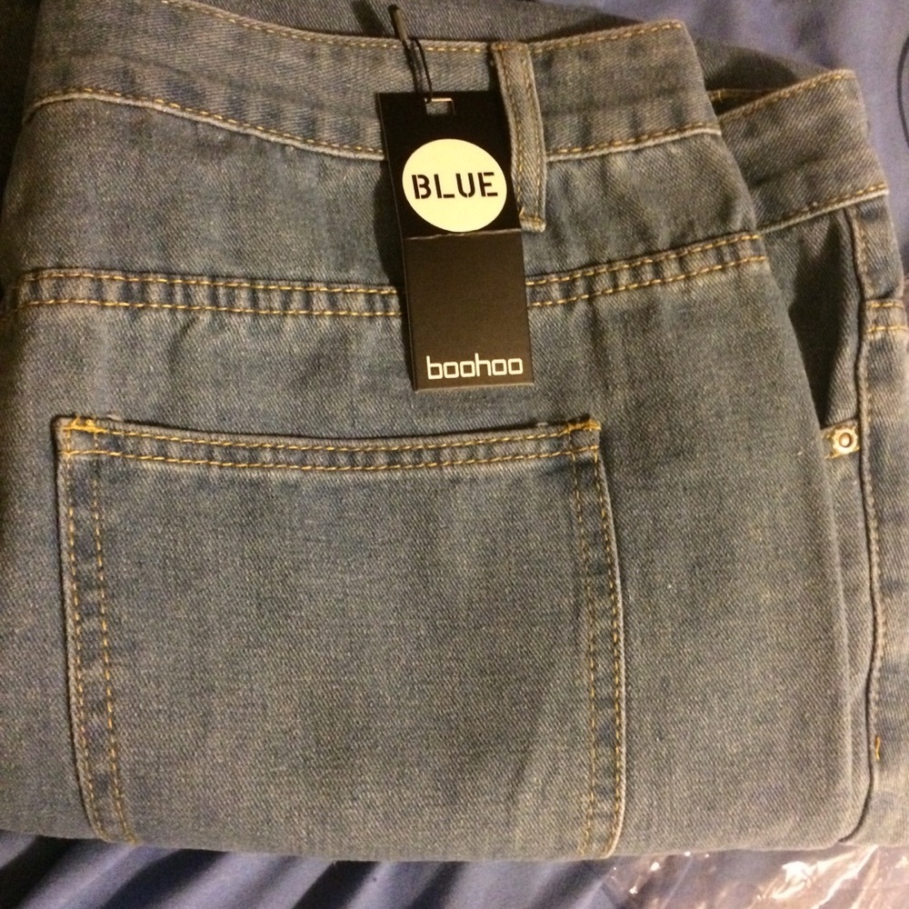 Boohoo mom high waisted skinny jeans